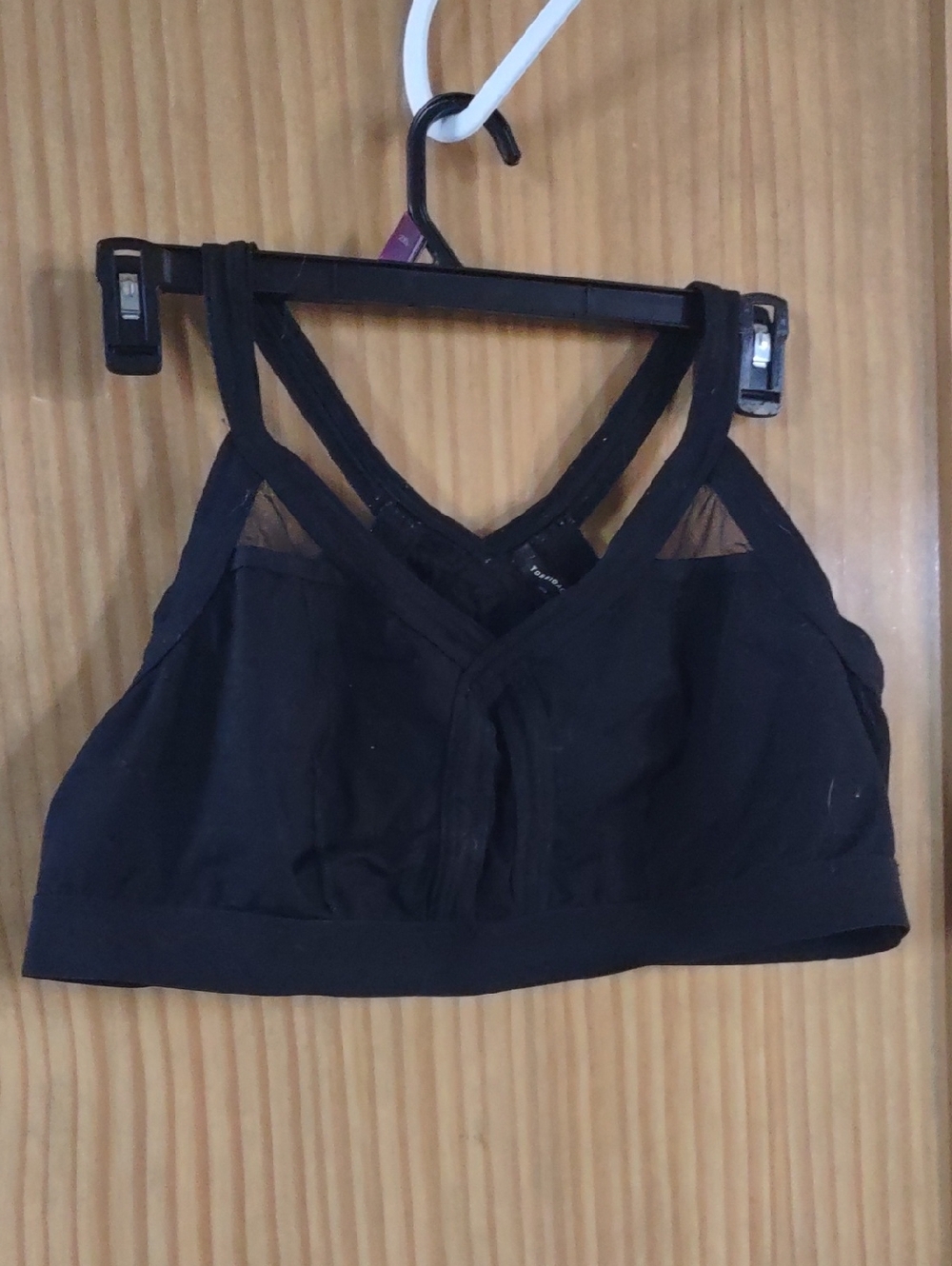 torrid 3X Black Strappy Mesh Bralette